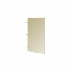 Metpar Plastic Laminate Urinal Screen - 24" W x 42" H Almond