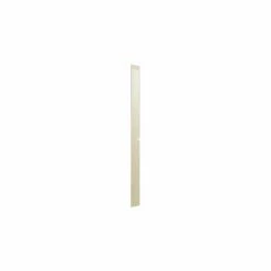 Metpar Plastic Laminate Pilaster with Shoe - 10"x 82" Almond