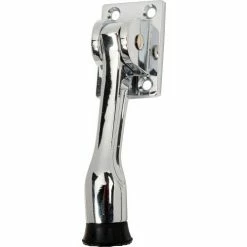 Sentry Supply Door Stop, Drop Down, 4 Hole, Chrome Plated, H.D. - 658-1008