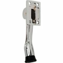 Sentry Supply Door Stop, Drop Down, 4 Hole, Chrome Plated, H.D. - 658-1008 -Restroom Partitions Sales B667531 03