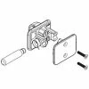 Bradley Corporation Bradley Toilet Partition Door Latch, Zamak, Baked Enamel - HDWT-T290 -Restroom Partitions Sales BY1 HDWT T290
