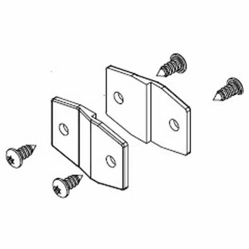 Bradley Corporation Bradley Powder Coated Metal Toilet Partition Alcove Hardware Kit, Zamak, Baked Enamel - HDWT-Z4AL 3 Bradley Corporation Bradley Powder Coated Metal Toilet Partition Alcove Hardware Kit, Zamak, Baked Enamel - HDWT-Z4AL