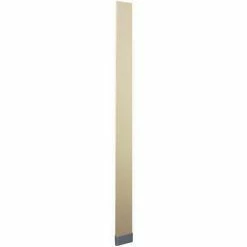 ASI Global Partitions Steel Pilaster w/ Shoe - 7"W x 82"H Sand Beach