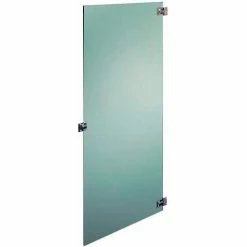 ASI Global Partitions Plastic Laminate Outward Swing Door w/ Hardware - 26"W Graphite Grafix