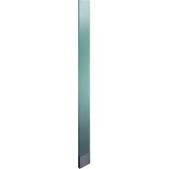 ASI Global Partitions Plastic Laminate Pilaster w/ Shoe - 18"W x 82"H Neutral Glace