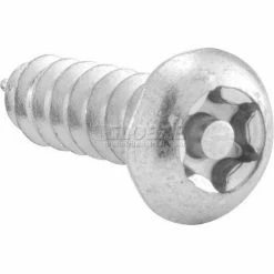 Sentry Supply T-27 Pan Head Screw W/Pin, #10 X 5/8", Chrome - 125/Pack - 645-0119