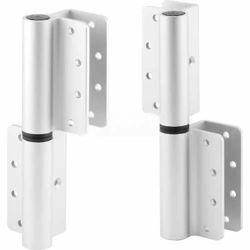 Sentry Supply Round Barrel Hinge Set, 8", LH-In/RH-Out, Clear Anodized - 650-2844 3 Sentry Supply Round Barrel Hinge Set, 8", LH-In/RH-Out, Clear Anodized - 650-2844