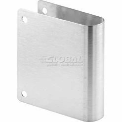 Sentry Supply Cover Plate, Round Edge, Stainless Steel, Corner Holes Only - 650-4038-1 - Pkg Qty 6