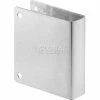 Sentry Supply Cover Plate, Square Edge, Stainless Steel, Corner Holes Only - 650-4039-1 - Pkg Qty 6