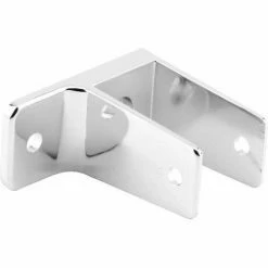 Sentry Supply 1 Ear Wall Bracket, 1-1/4", Chrome - 650-6395 - Pkg Qty 4