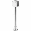 Sentry Supply Pilaster Support, 2 Ear, 1-1/4", 11-1/2"-14", Stainless Steel - 650-9024 -Restroom Partitions Sales SSS 650 9024