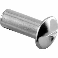 Sentry Supply One Way Barrel Nut, #10-24 X 5/8", Chrome - 100/Pack - 651-0454