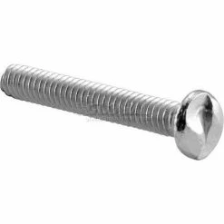 Sentry Supply One Way Oval Head Screw, #8-32 X 1", Chrome - Each - 651-0481** - Pkg Qty 200
