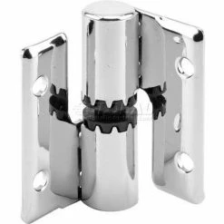 Sentry Supply Surface Mount Hinge Set, LH-In/RH-Out, W/Fasteners, Chrome Plated Brass - 656-6572