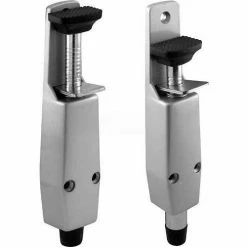 Sentry Supply Door Stop, Plunger Style, Spring Loaded, Aluminum Painted - 658-1015 -Restroom Partitions Sales SSS 658 1015