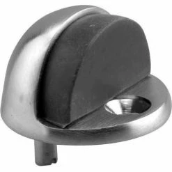 Sentry Supply Door Floor Stop, Dome Type, 1" Tall, Brushed Chrome - 658-1025 - Pkg Qty 2