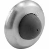 Sentry Supply Door Stop, Wall Mount W/Rubber Bumper, Brushed Stainless - 658-1046 - Pkg Qty 2 -Restroom Partitions Sales SSS 658 1046
